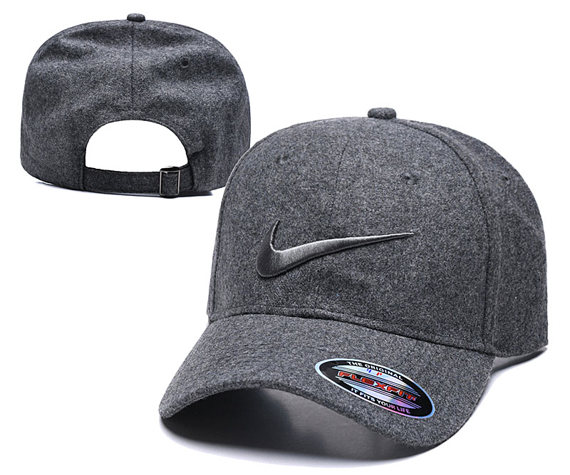 Nike Fresh Logo Khaki Peaked Adjustable Hat