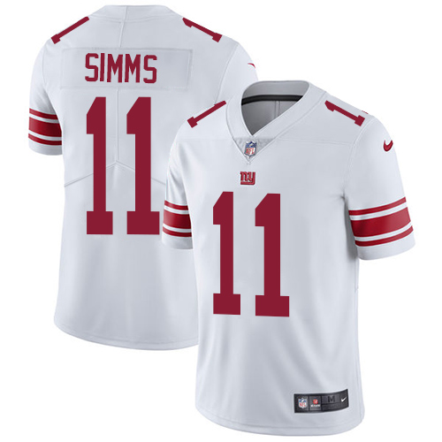Nike Giants #11 Phil Simms White Men's Stitched NFL Vapor Untouchable Limited Jersey Nike Giants #11 Phil Simms White Men's Stitched NFL Vapor Untouchable Limited Jersey