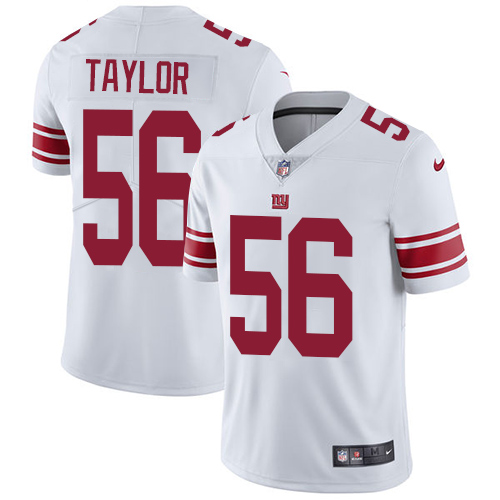 Nike Giants #56 Lawrence Taylor White Men's Stitched NFL Vapor Untouchable Limited Jersey Nike Giants #56 Lawrence Taylor White Men's Stitched NFL Vapor Untouchable Limited Jersey