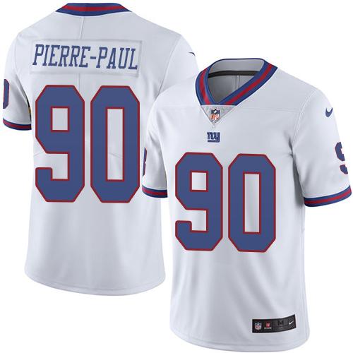 Nike Giants #90 Jason Pierre-Paul White Youth Stitched NFL Limited Rush Jersey Nike Giants #90 Jason Pierre-Paul White Youth Stitched NFL Limited Rush Jersey