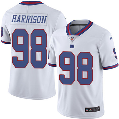 Nike Giants #98 Damon Harrison White Youth Stitched NFL Limited Rush Jersey Nike Giants #98 Damon Harrison White Youth Stitched NFL Limited Rush Jersey