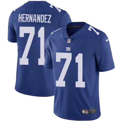 Nike Giants 71 Will Hernandez Royal Vapor Untouchable Limited Jersey Nike Giants 71 Will Hernandez Royal Vapor Untouchable Limited Jersey