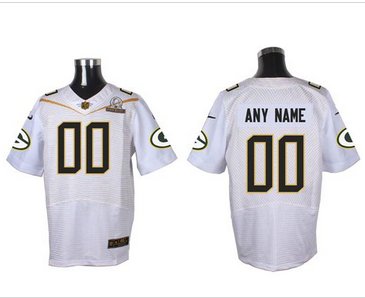 Nike Green Bay Packers Customized White 2016 Pro Bowl Men's Stitched NFL Elite Jersey Nike Green Bay Packers Customized White 2016 Pro Bowl Men's Stitched NFL Elite Jersey