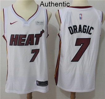 Nike Heat #7 Goran Dragic White NBA Authentic Association Edition Jersey Nike Heat #7 Goran Dragic White NBA Authentic Association Edition Jersey