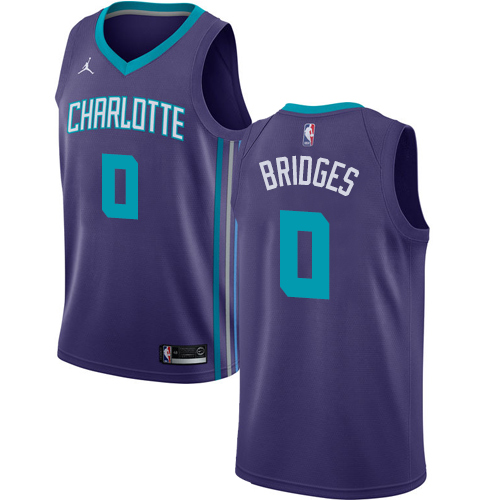 Nike Hornets #0 Miles Bridges Purple NBA Jordan Swingman Statement Edition Jersey Nike Hornets #0 Miles Bridges Purple NBA Jordan Swingman Statement Edition Jersey
