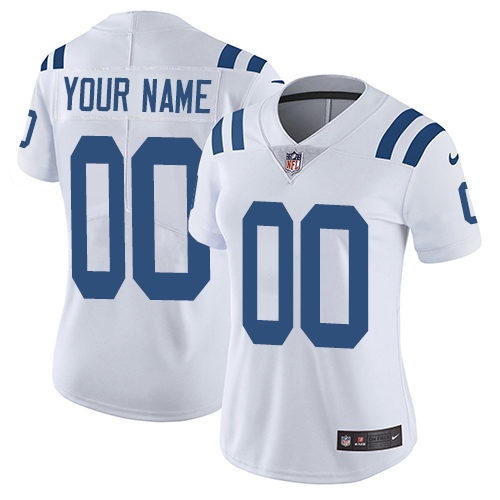 Nike Indianapolis Elite White Road Women's Jersey NFL Colts Vapor Untouchable Customized jerseys Nike Indianapolis Elite White Road Women's Jersey NFL Colts Vapor Untouchable Customized jerseys