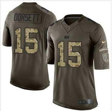 Nike Indianapolis Colts #15 Phillip Dorsett Green Men's Stitched NFL Limited Salute to Service Jersey