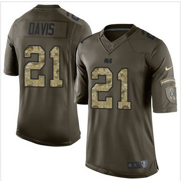 Nike Indianapolis Colts #21 Vontae Davis Green Men's Stitched NFL Limited Salute to Service Jersey Nike Indianapolis Colts #21 Vontae Davis Green Men's Stitched NFL Limited Salute to Service Jersey