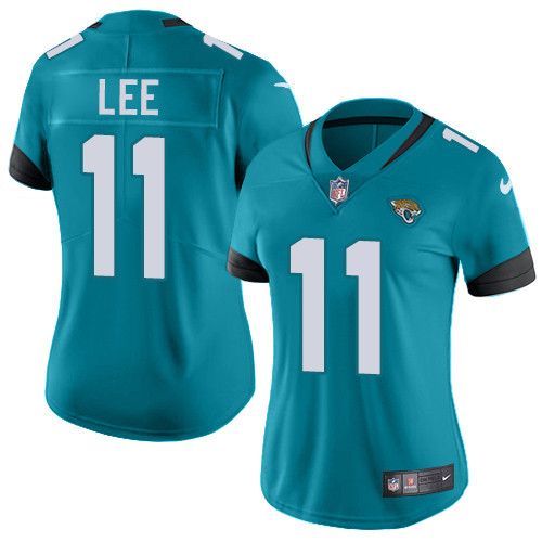 Nike Jaguars #11 Marqise Lee Teal Green Alternate Women's Stitched