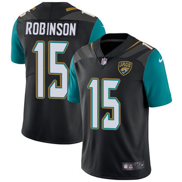 Nike Jaguars #15 Allen Robinson Black Alternate Men's Stitched NFL Vapor Untouchable Limited Jersey Nike Jaguars #15 Allen Robinson Black Alternate Men's Stitched NFL Vapor Untouchable Limited Jersey