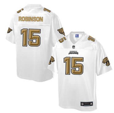Nike Jaguars #15 Allen Robinson White Men's NFL Pro Line Fashion Elite Jersey