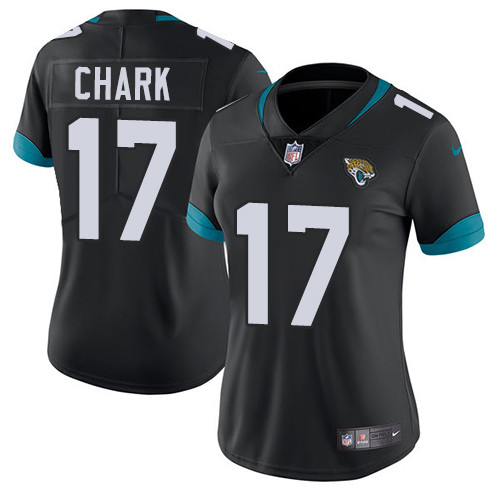 Nike Jaguars #17 DJ Chark Black Team Color Women's Stitched NFL