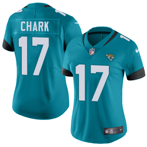 Nike Jaguars #17 DJ Chark Teal Green Team Color Women's Stitched NFL Vapor Untouchable Limited Jersey Nike Jaguars #17 DJ Chark Teal Green Team Color Women's Stitched NFL Vapor Untouchable Limited Jersey