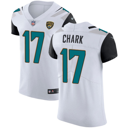 Nike Jaguars #17 DJ Chark White Men's Stitched NFL Vapor Untouchable Elite Jersey Nike Jaguars #17 DJ Chark White Men's Stitched NFL Vapor Untouchable Elite Jersey