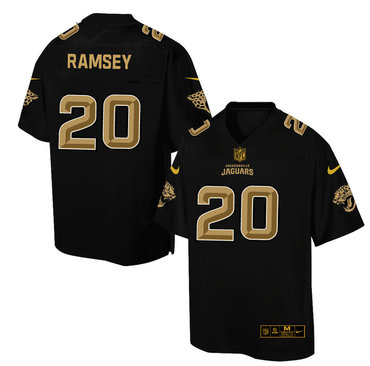 Nike Jaguars #20 Jalen Ramsey Black Men's NFL Pro Line Fashion Elite Jersey