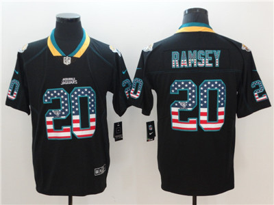 Nike Jaguars #20 Jalen Ramsey Black USA Flag Fashion Color Rush Limited Jersey Nike Jaguars #20 Jalen Ramsey Black USA Flag Fashion Color Rush Limited Jersey