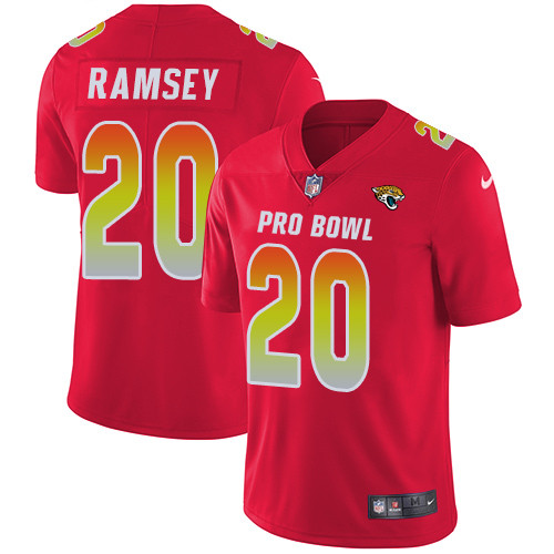 Nike Jaguars #20 Jalen Ramsey Red Men's Stitched NFL Limited AFC 2019 Pro Bowl Jersey Nike Jaguars #20 Jalen Ramsey Red Men's Stitched NFL Limited AFC 2019 Pro Bowl Jersey