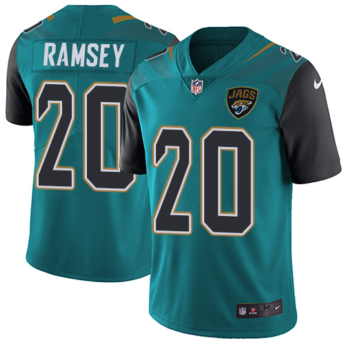 Nike Jaguars #20 Jalen Ramsey Teal Green Team Color Men's Stitched NFL Vapor Untouchable Limited Jersey