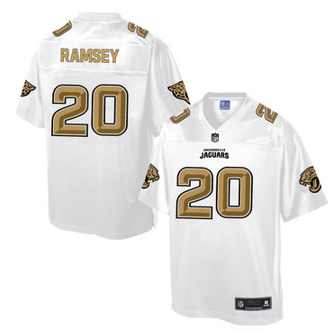 Nike Jaguars #20 Jalen Ramsey White Men's NFL Pro Line Fashion Elite Jersey