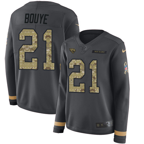 Nike Jaguars #21 A.J. Bouye Anthracite Salute to Service
