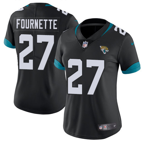 Nike Jaguars #27 Leonard Fournette Black Team Color Women's Stitched  0