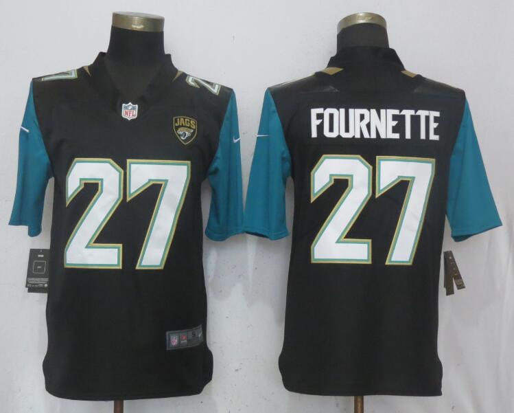 Nike Jaguars #27 Leonard Fournette Black Vapor Untouchable Limited Jersey