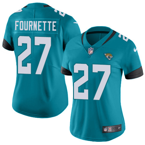 Nike Jaguars #27 Leonard Fournette Teal Green Alternate Women's  0