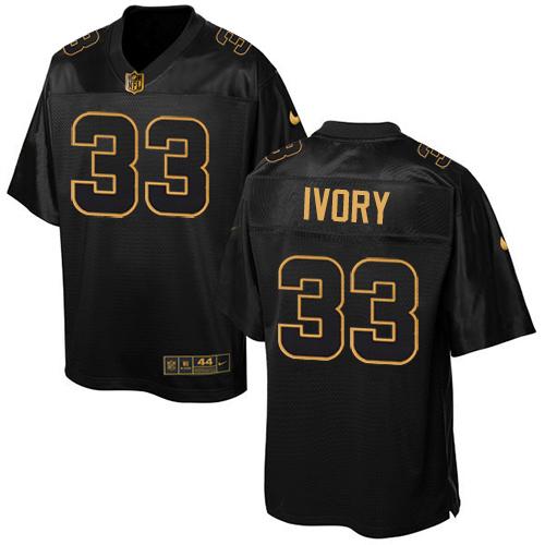 Nike Jaguars #33 Chris Ivory Black Men's Stitched NFL Elite Pro Line Gold Collection Jersey Nike Jaguars #33 Chris Ivory Black Men's Stitched NFL Elite Pro Line Gold Collection Jersey