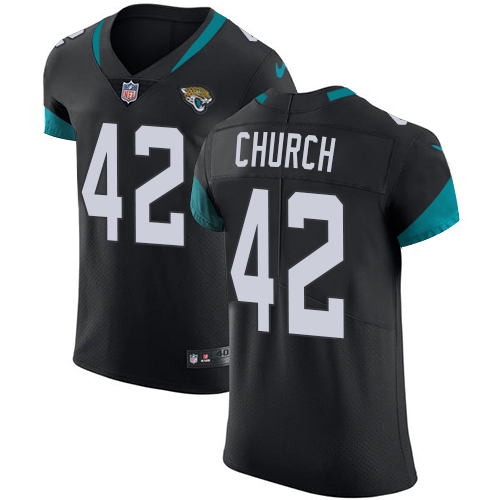 Nike Jaguars #42 Barry Church Black Alternate Men's Stitched NFL Vapor Untouchable Elite Jersey Nike Jaguars #42 Barry Church Black Alternate Men's Stitched NFL Vapor Untouchable Elite Jersey