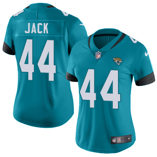 Nike Jaguars #44 Myles Jack Teal Green Alternate Women's Stitched