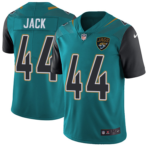 Nike Jaguars #44 Myles Jack Teal Green Team Color Men's Stitched NFL Vapor Untouchable Limited Jersey