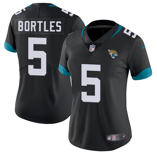 Nike Jaguars #5 Blake Bortles Black Alternate Women's Stitched NFL Vapor Untouchable Limited Jersey Nike Jaguars #5 Blake Bortles Black Alternate Women's Stitched NFL Vapor Untouchable Limited Jersey