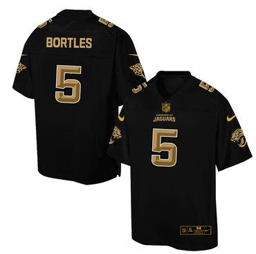 Nike Jaguars #5 Blake Bortles Black Men's NFL Pro Line Fashion Elite Jersey