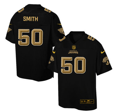 Nike Jaguars #50 Telvin Smith Black Men's NFL Pro Line Fashion Elite Jersey