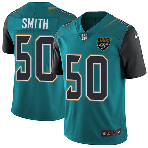 Nike Jaguars #50 Telvin Smith Teal Green Team Color Men's Stitched NFL Vapor Untouchable Limited Jersey