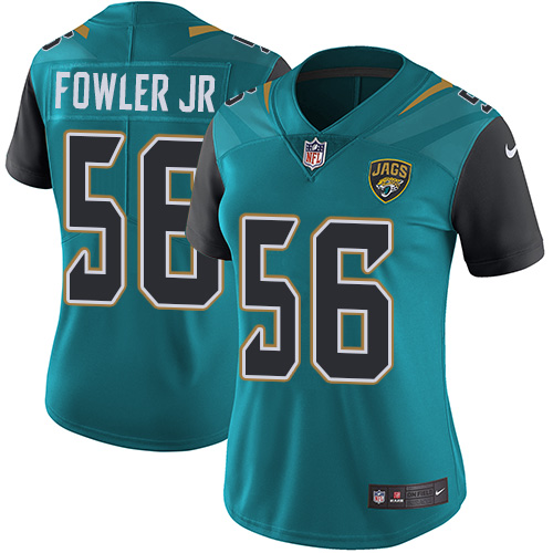Nike Jaguars #56 Dante Fowler Jr Teal Green Team Color Women's Stitched NFL Vapor Untouchable Limited Jersey
