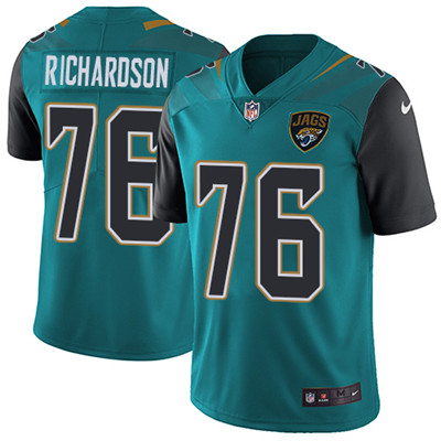 Nike Jaguars #76 Will Richardson Teal Green Team Color Men's Stitched NFL Vapor Untouchable Limited Jersey Nike Jaguars #76 Will Richardson Teal Green Team Color Men's Stitched NFL Vapor Untouchable Limited Jersey