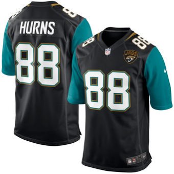 Nike Jaguars #88 Allen Hurns Black Team Color Men's Stitched NFL Elite Jersey
