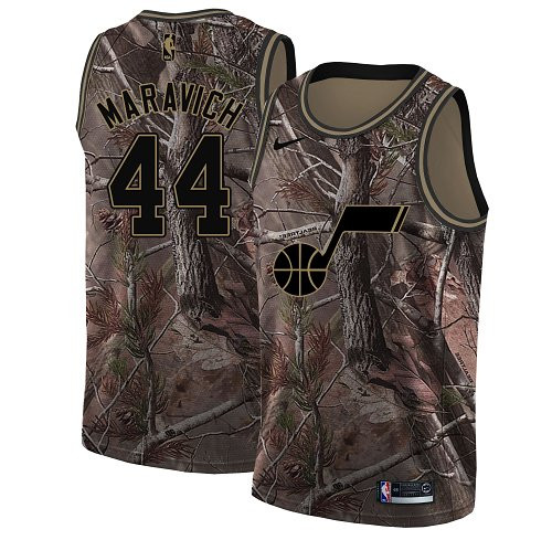 Nike Jazz #44 Pete Maravich Camo NBA Swingman Realtree Collection Jersey