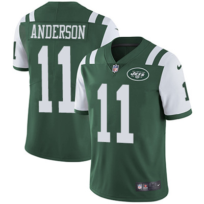 Nike Jets #11 Robby Anderson Green Team Color Youth Stitched NFL Vapor Untouchable Limited Jersey Nike Jets #11 Robby Anderson Green Team Color Youth Stitched NFL Vapor Untouchable Limited Jersey