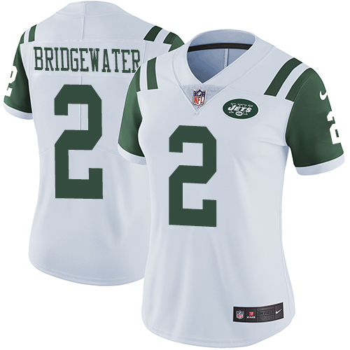 Nike Jets #2 Teddy Bridgewater White Women's Stitched NFL Vapor Untouchable Limited Jersey Nike Jets #2 Teddy Bridgewater White Women's Stitched NFL Vapor Untouchable Limited Jersey