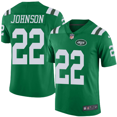 Nike Jets #22 Trumaine Johnson Green Youth Stitched NFL Limited Rush Jersey Nike Jets #22 Trumaine Johnson Green Youth Stitched NFL Limited Rush Jersey