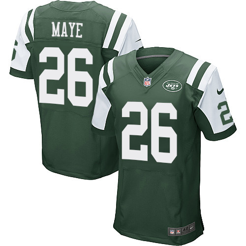 Nike Jets #26 Marcus Maye Green Team Color Men's Stitched NFL Elite Jersey Nike Jets #26 Marcus Maye Green Team Color Men's Stitched NFL Elite Jersey