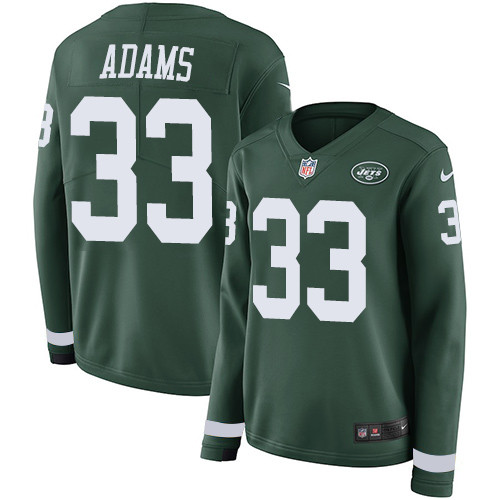Nike Jets #33 Jamal Adams Green Team Color Women's Stitched NFL
