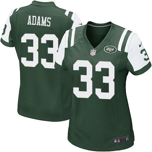 Nike Jets #33 Jamal Adams Green Team Color Women's Stitched NFL Elite Jersey Nike Jets #33 Jamal Adams Green Team Color Women's Stitched NFL Elite Jersey