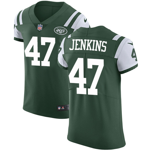 Nike Jets #47 Jordan Jenkins Green Team Color Men's Stitched NFL Vapor Untouchable Elite Jersey Nike Jets #47 Jordan Jenkins Green Team Color Men's Stitched NFL Vapor Untouchable Elite Jersey
