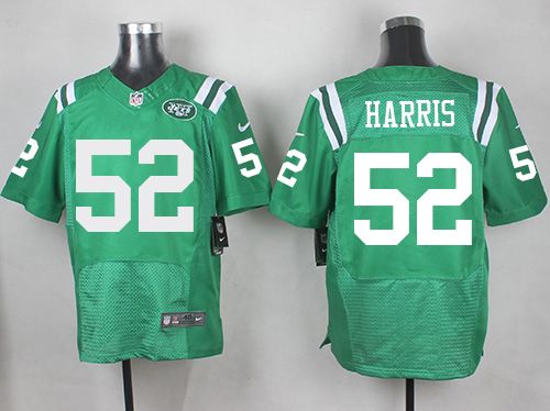 Nike Jets #52 David Harris Green Men's Stitched NFL Elite Rush Jersey Nike Jets #52 David Harris Green Men's Stitched NFL Elite Rush Jersey