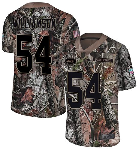 Nike Jets #54 Avery Williamson Camo Men's Stitched NFL Limited Rush Realtree Jersey Nike Jets #54 Avery Williamson Camo Men's Stitched NFL Limited Rush Realtree Jersey