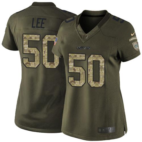 Nike Jets #58 Darron Lee Green Women's Stitched NFL Limited Salute to Service Jersey Nike Jets #58 Darron Lee Green Women's Stitched NFL Limited Salute to Service Jersey
