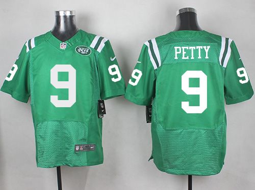 Nike Jets #9 Bryce Petty Green Men's Stitched NFL Elite Rush Jersey Nike Jets #9 Bryce Petty Green Men's Stitched NFL Elite Rush Jersey